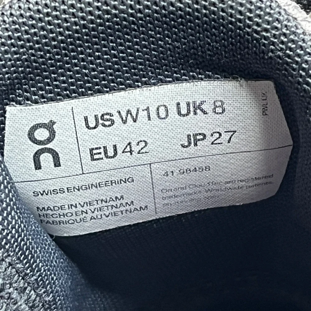 ON‎ Cloudswift Women's Running Shoes Gray Orange Pink Sz W10 UK8 EU42